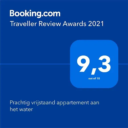 Prachtig Vrijstaand Aan Het Water Apartment *